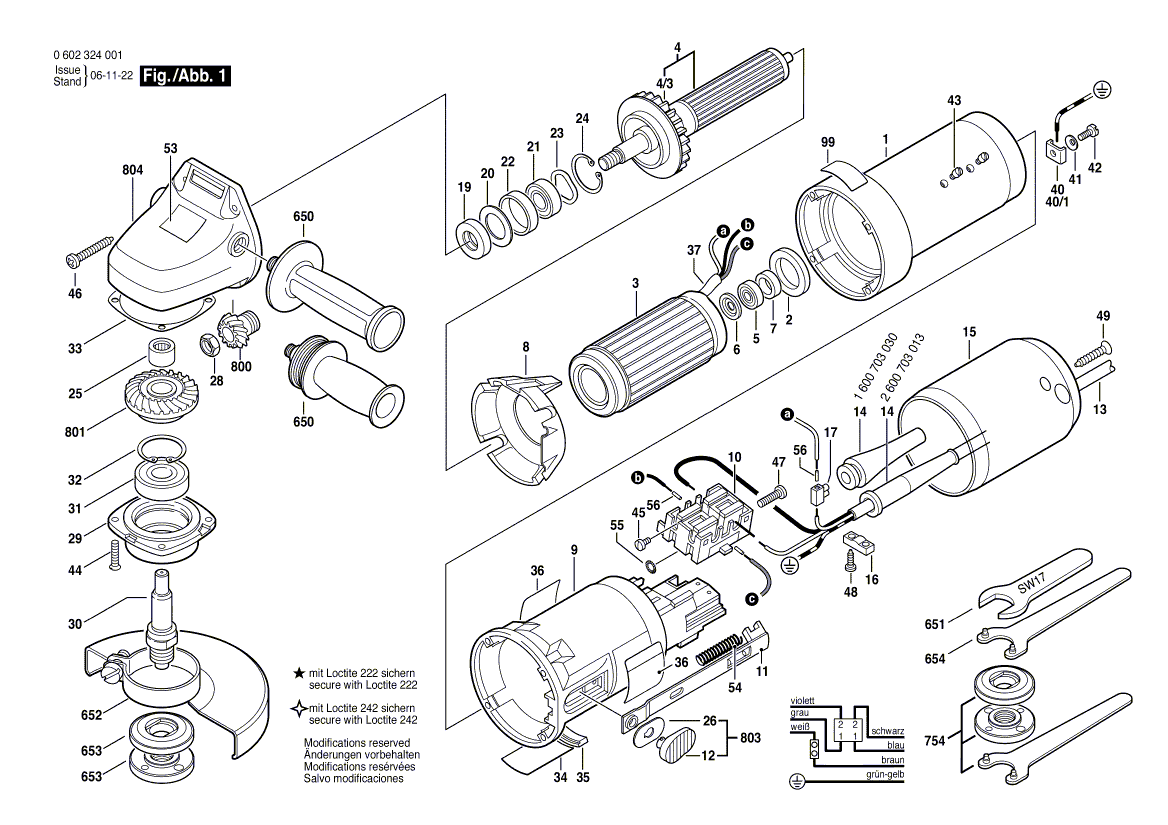 Neuer echter Bosch 1602026054 Schaltergriff