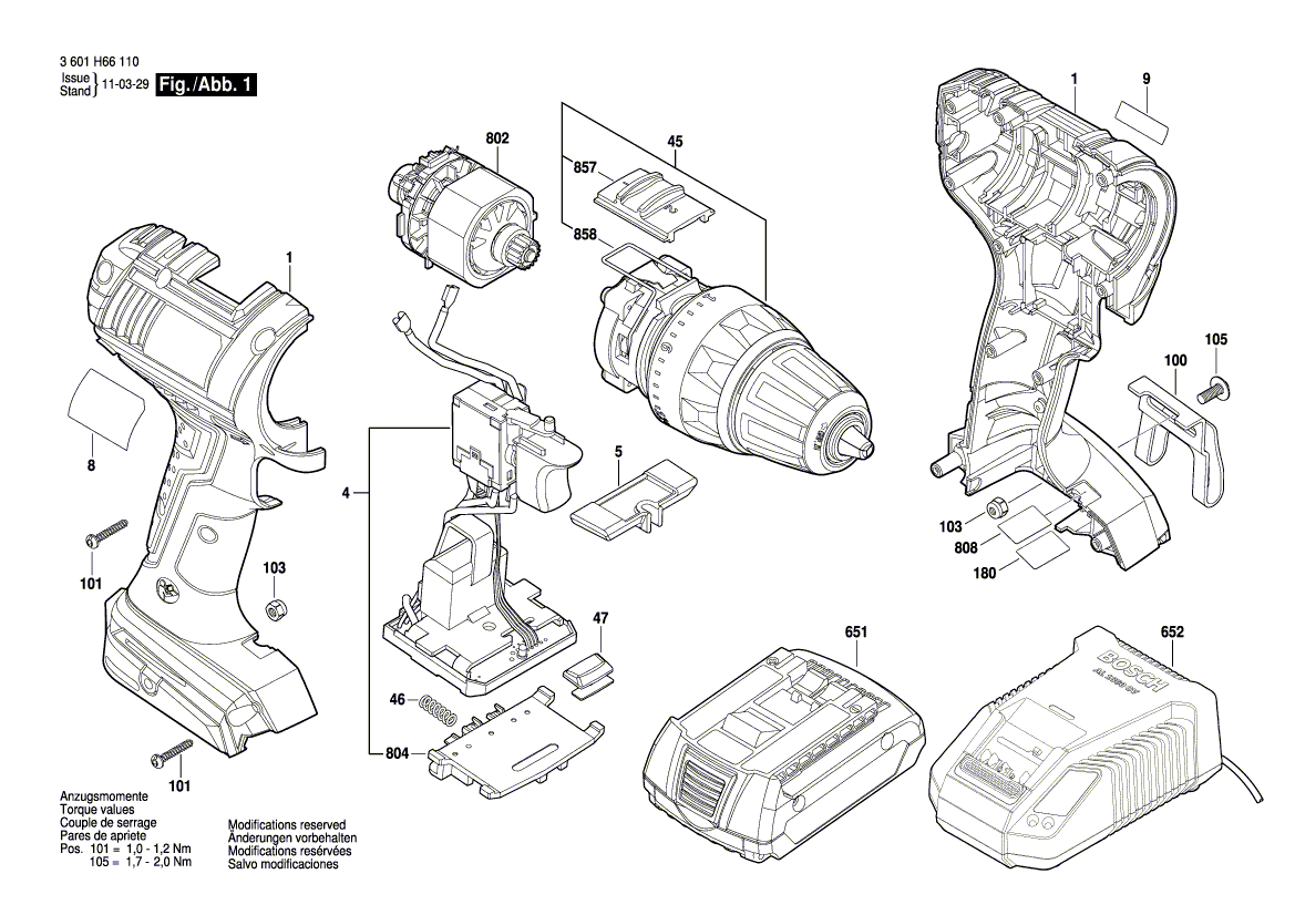 Nieuwe echte Bosch 2609133094 -naamplaatje