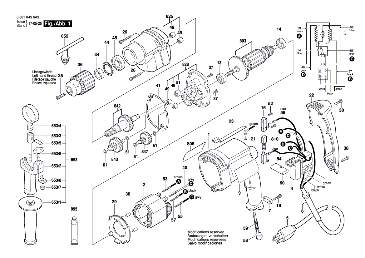 Ny ekte Bosch 160111A1Se -navneskilt