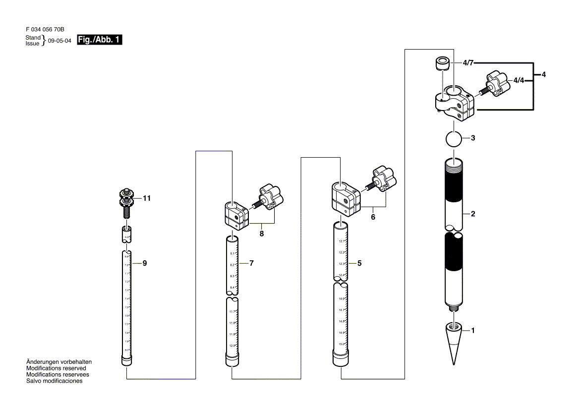 Ny äkta Bosch 2610A10587 Locking Assembly