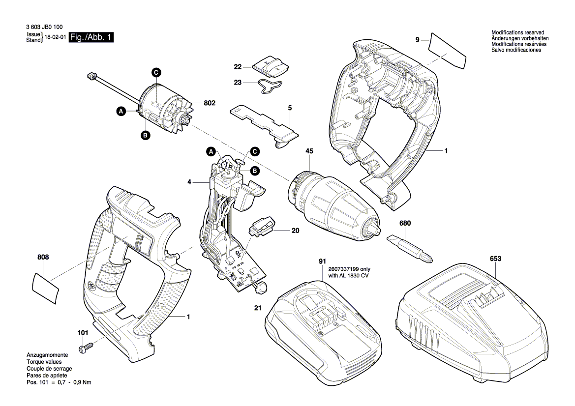 Ny äkta Bosch 1600A004A1 växellåda