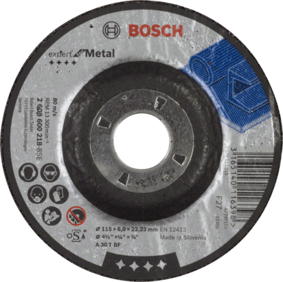 New Genuine Bosch 2608600218 Expert for Metal Grinding Disc For small angle