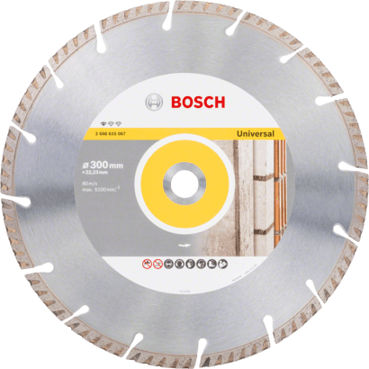 Ny äkta BOSCH 2608615067 Standard för universal diamantskärande skiva