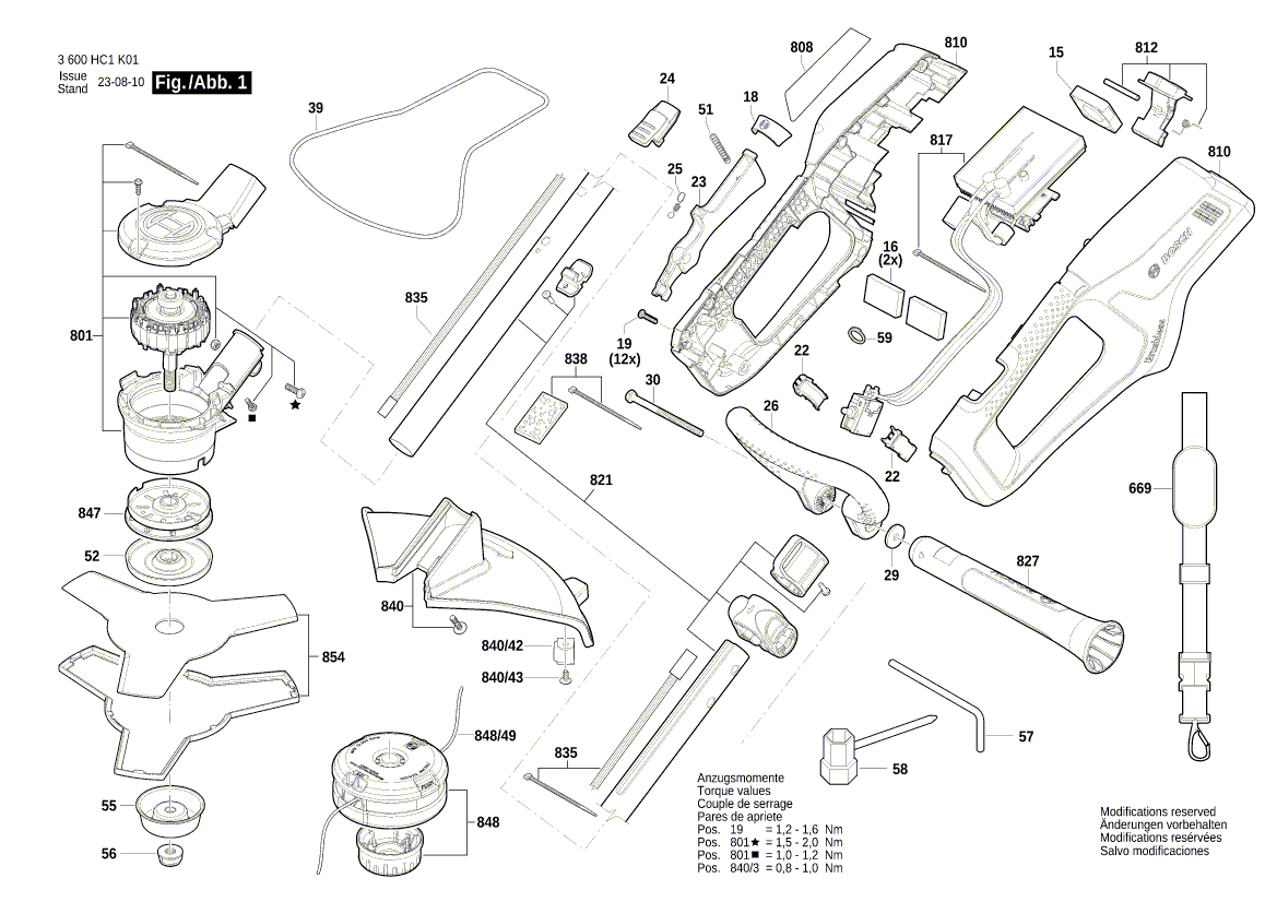 Ny ekte Bosch F016F05942 Navneskilt