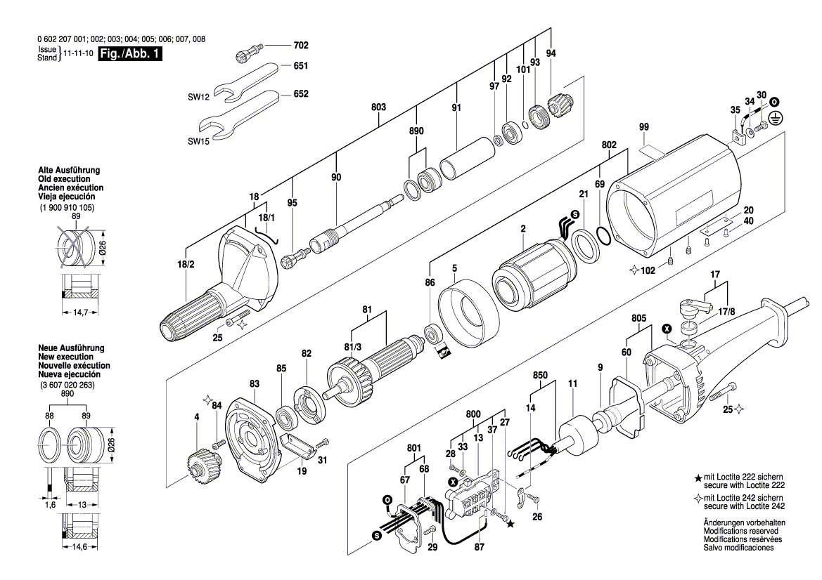 Uusi aito Bosch 3607030236 Elec. Kaapeli yhteys