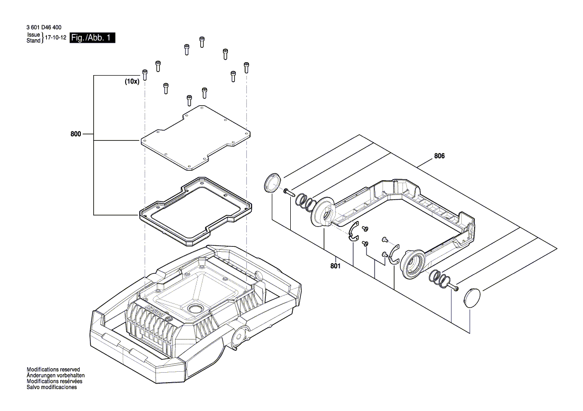 New Genuine Bosch 1607000C68 Protective Glass