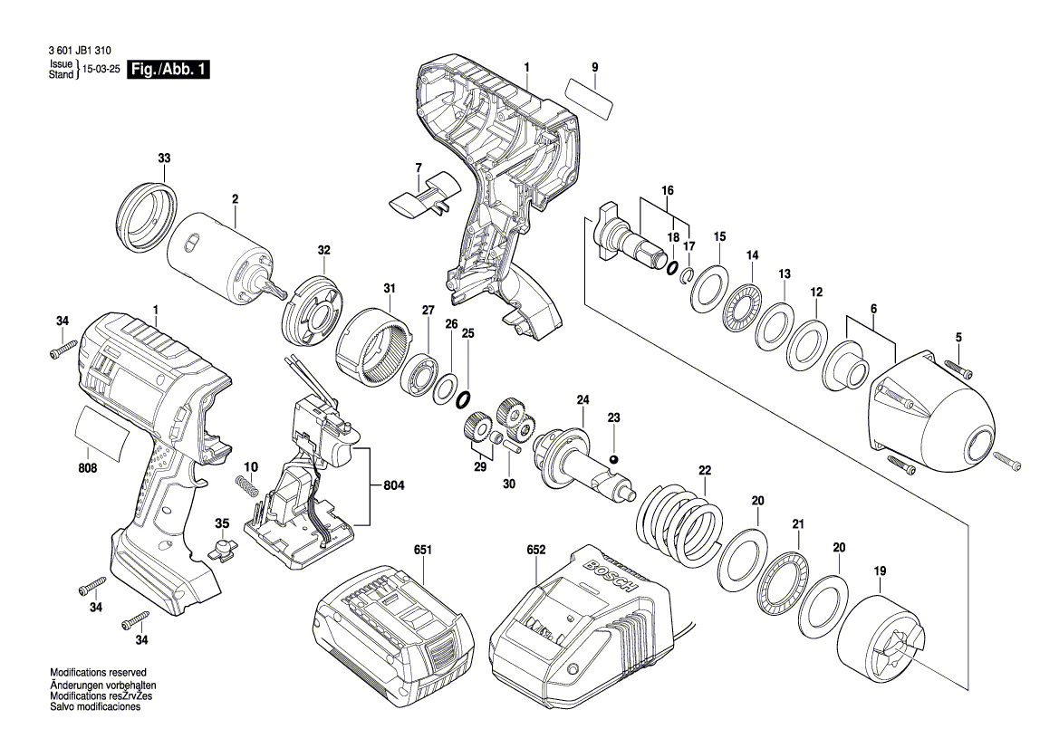 Ny ekte Bosch 2610011263 elektronisk montering