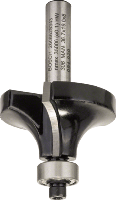 Nouveau véritable Bosch 2608628343 Standard pour le bois arrondi pour le bit à main