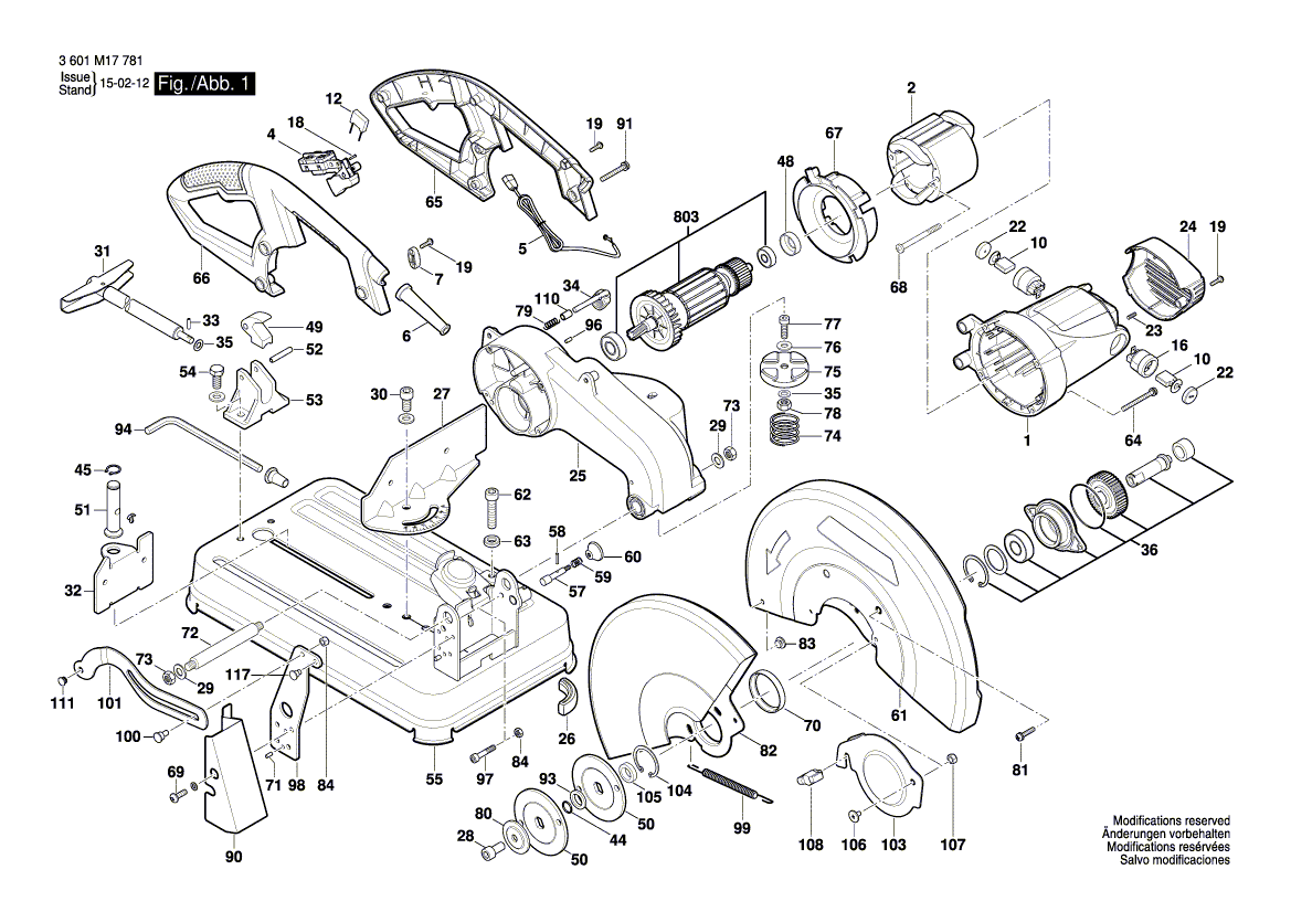 New Genuine Bosch 1619PA1535 Clamping Support