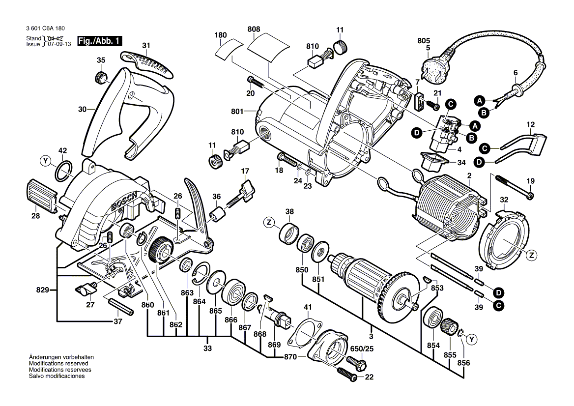 Nouveau véritable Bosch 1619p01041 Rague de cale