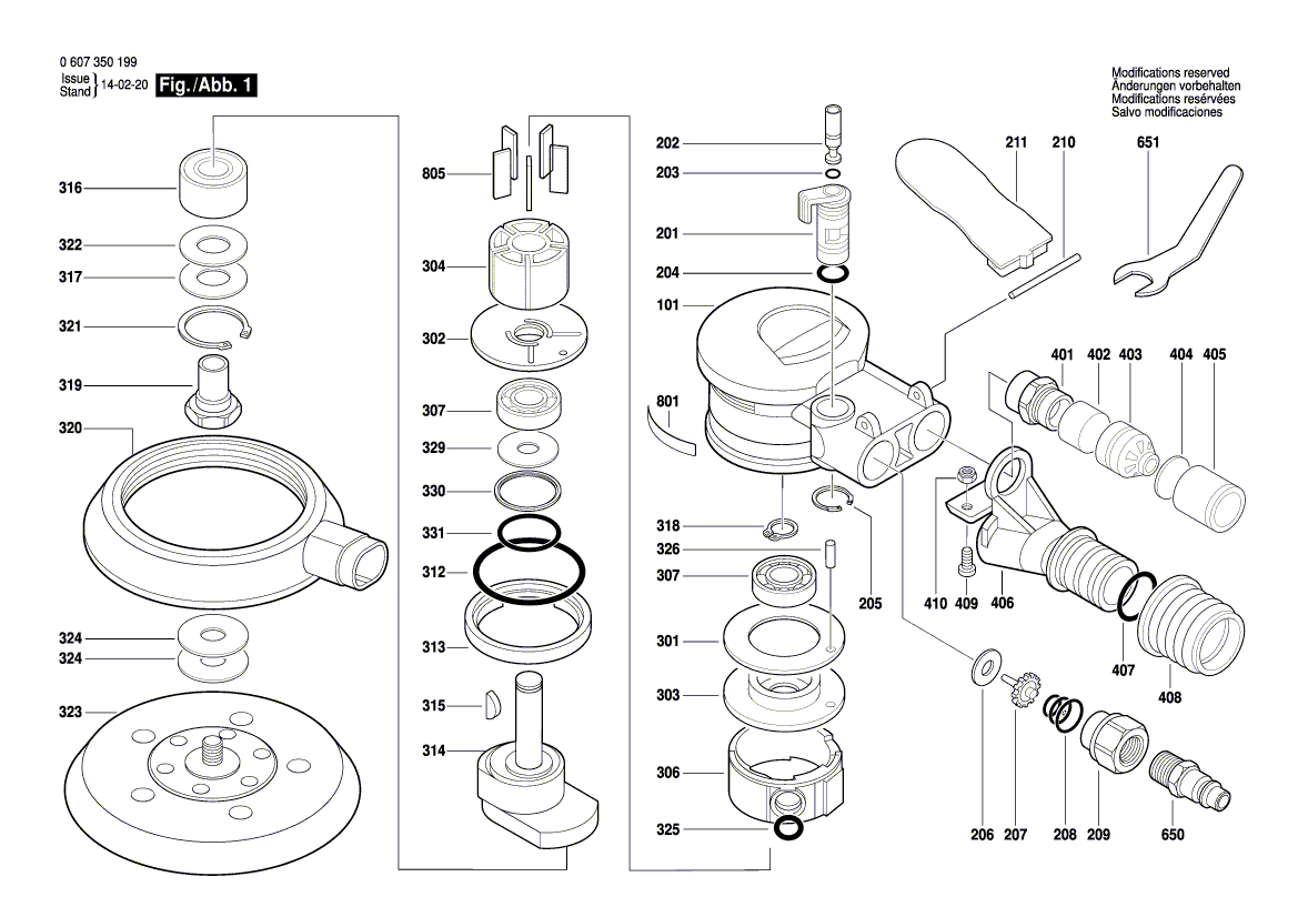 Uusi aito Bosch 3609202B65 Imukehys