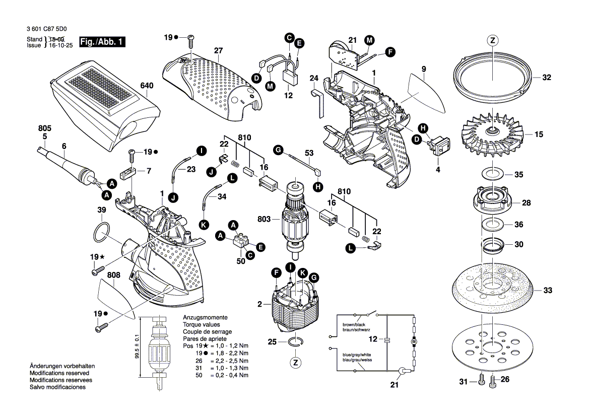 Neues Originalgehäuse von Bosch 2609100539