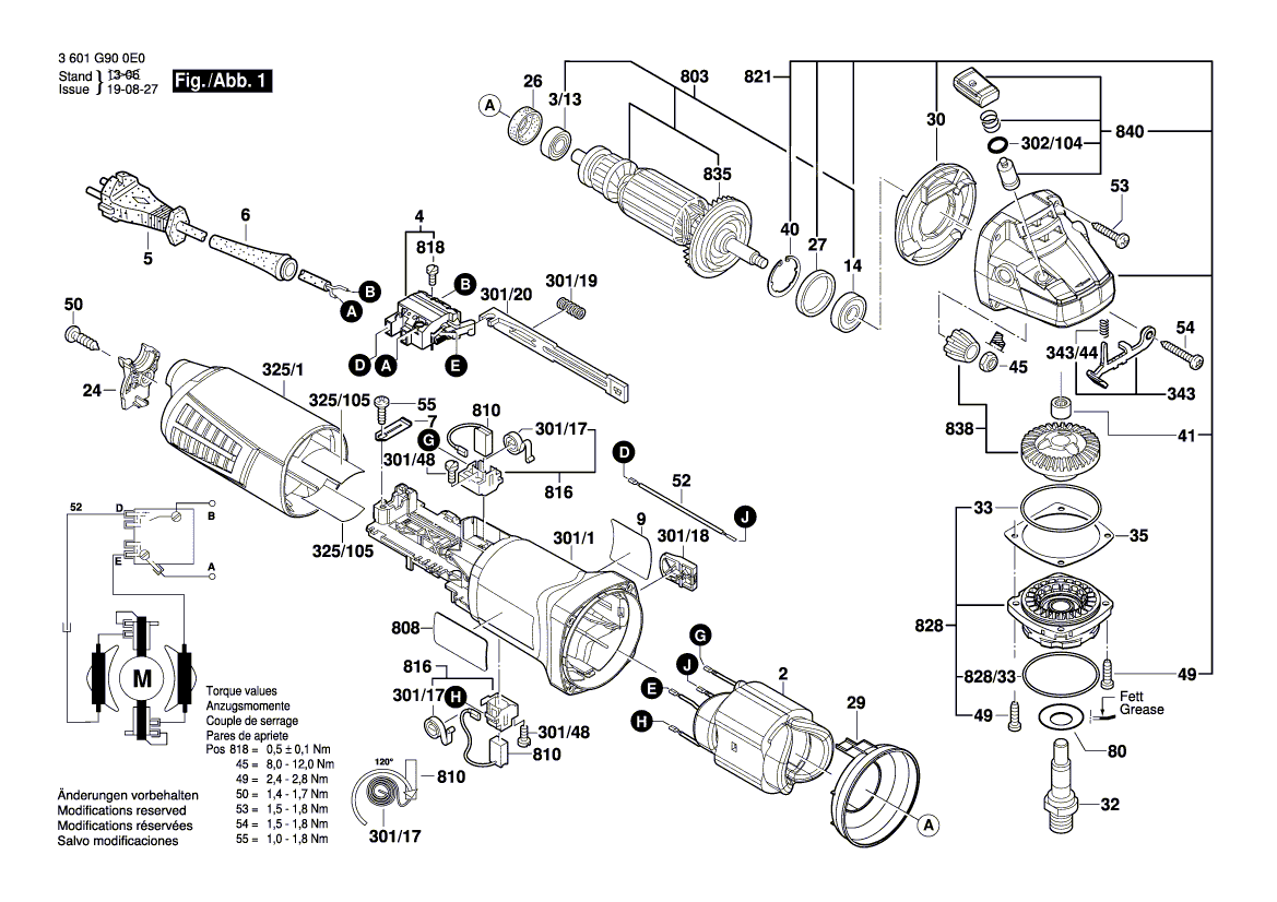 NOUVEAU CORDE D'ALIMENTATION BOSCH VOLIQUE 1604460230