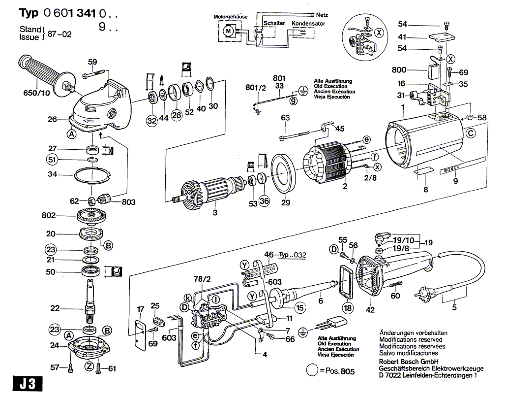 Neue echte Bosch 1600150009 Frühlingswaschmaschine