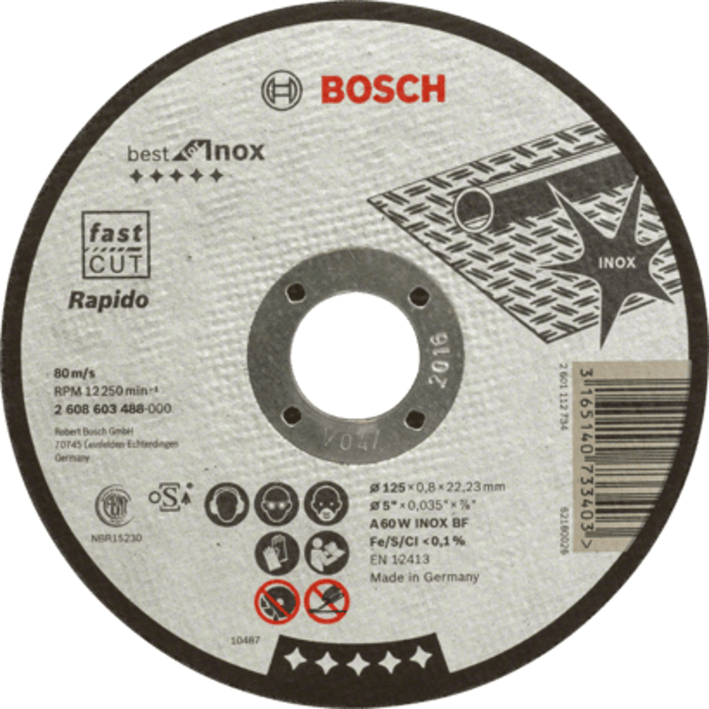 Bosch 2608603488 Best for Inox Rapido lõikeketas Väikestele