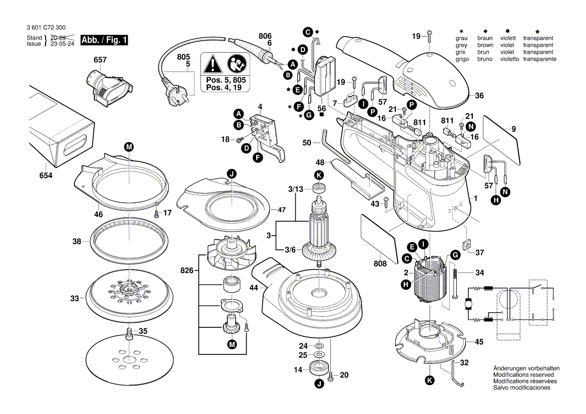 New Genuine Bosch 2607230119 Speed governor