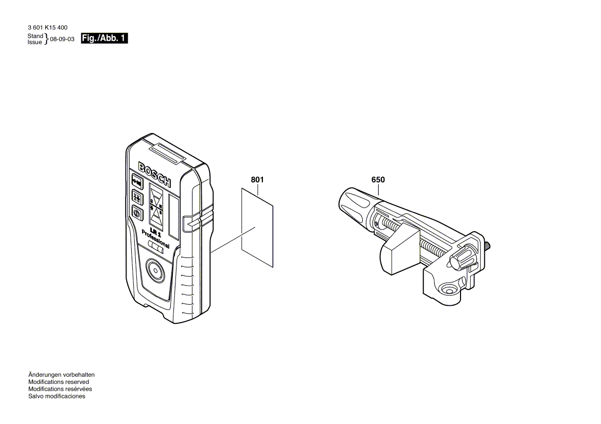 Uusi aito Bosch 1609203x19 Akun kotelon kansi