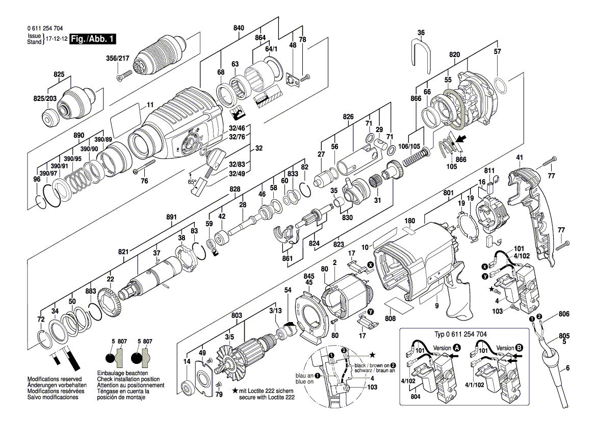 Nouveau véritable pipe Bosch 1617000v42