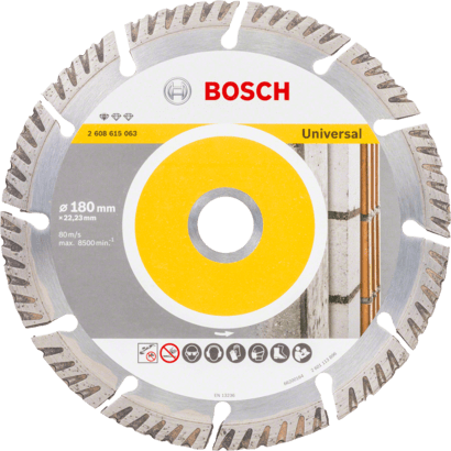 Neu Original Bosch 2608615063 Standard für Universal-Diamant-Trennscheibe