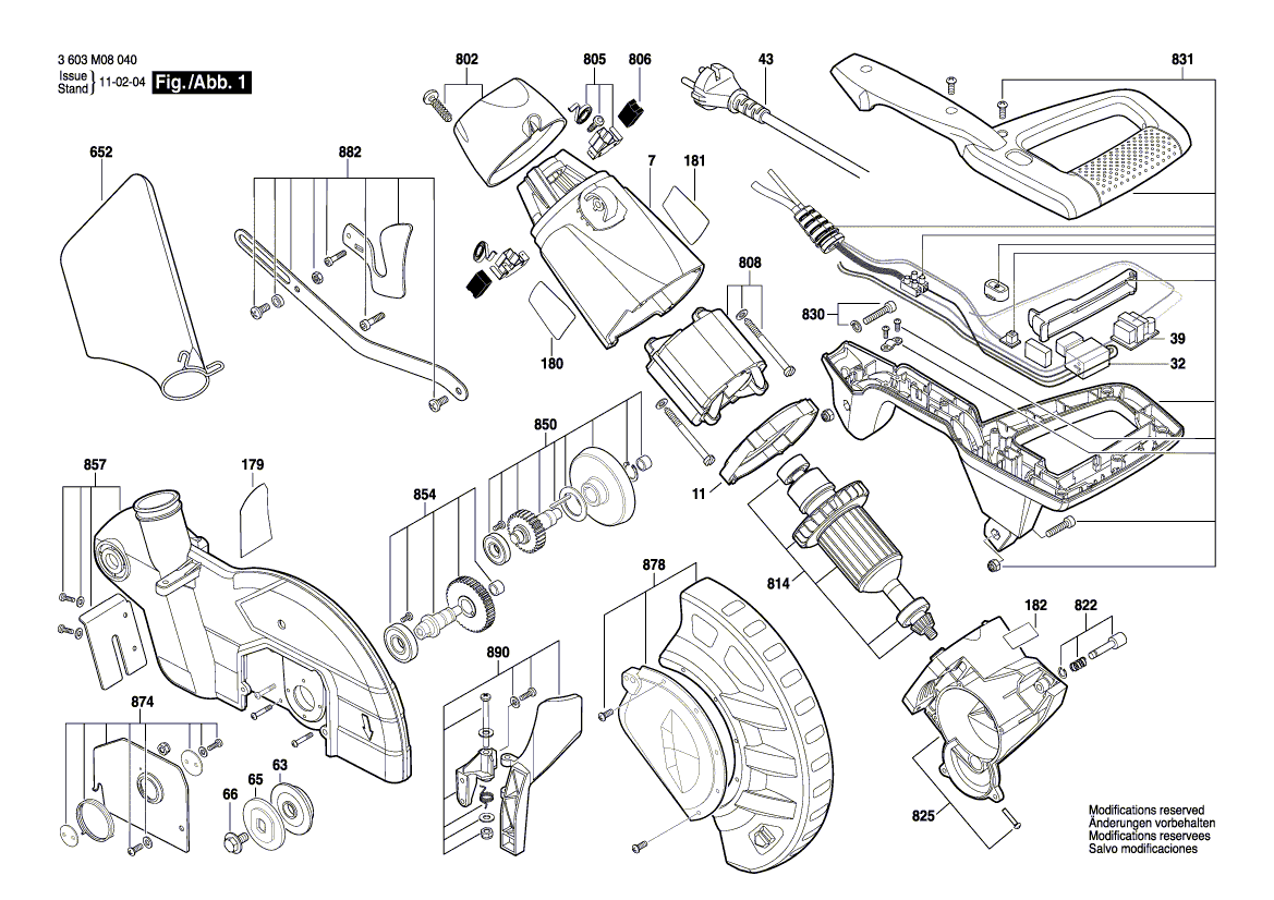 Nouveau véritable bosch 1619pa1360 armature