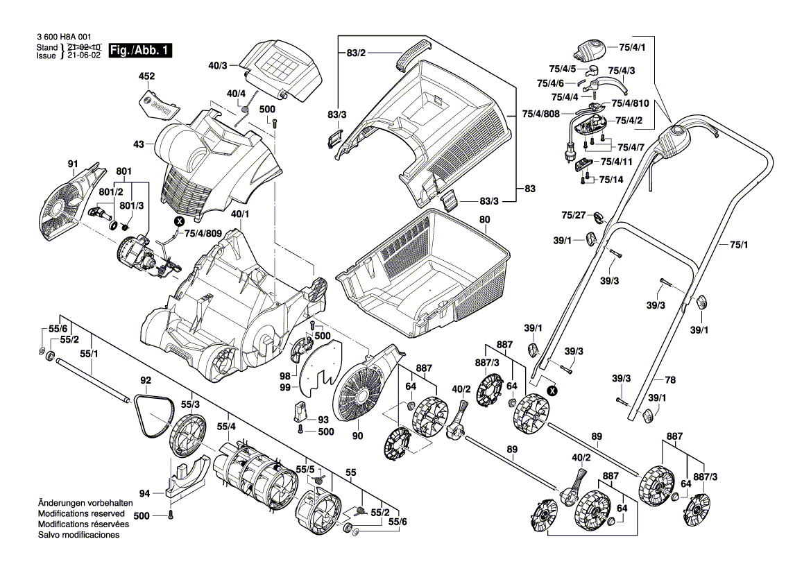 Nieuwe echte Bosch F016F05693 Trunnion