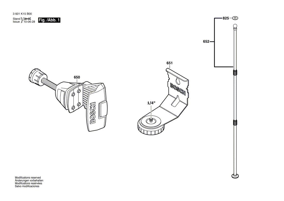 Neue Original-Klemme 1619P04421 von Bosch