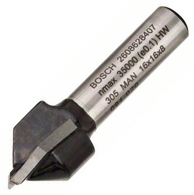 New Genuine Bosch 2608628407 Standard for Wood V-Groove Bit