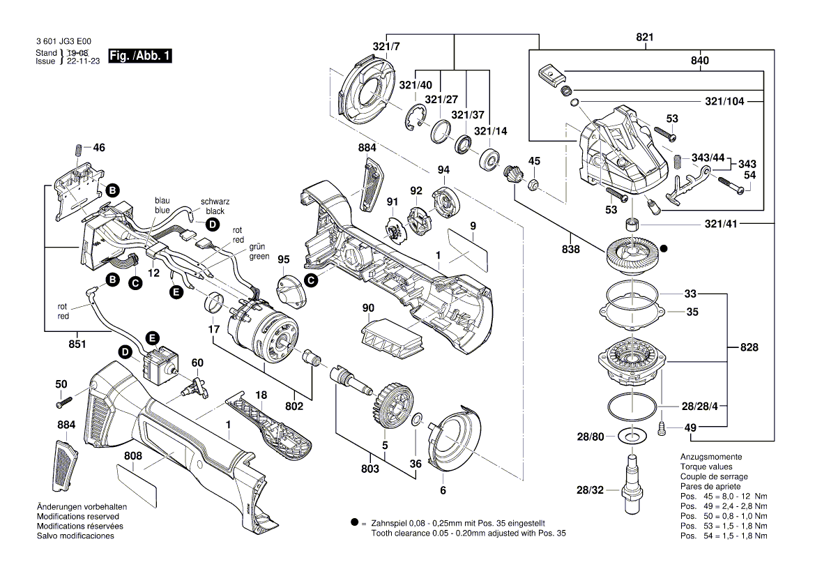 Nieuwe echte Bosch 16051082el motorbehuizing