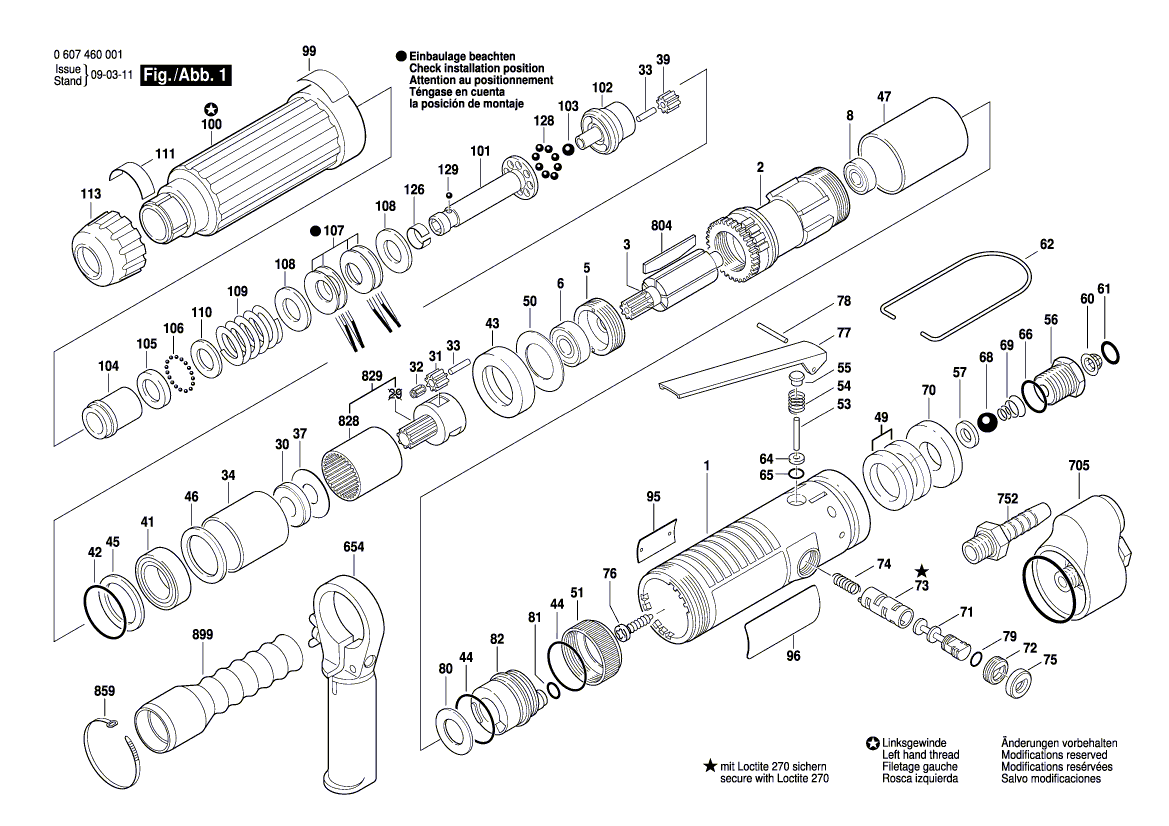 New Genuine Bosch 3601010006 Silencer