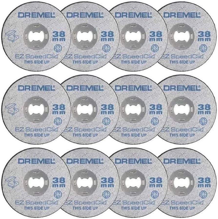 Nouveau authentique Dremel 2615S456JD ® EZ SpeedClic: Roues de coupe en métal 12 pack.