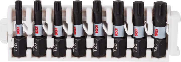 Nieuwe echte Bosch 2608522322 Pick en klik op Impact Control ScrewDriver Bit Pack