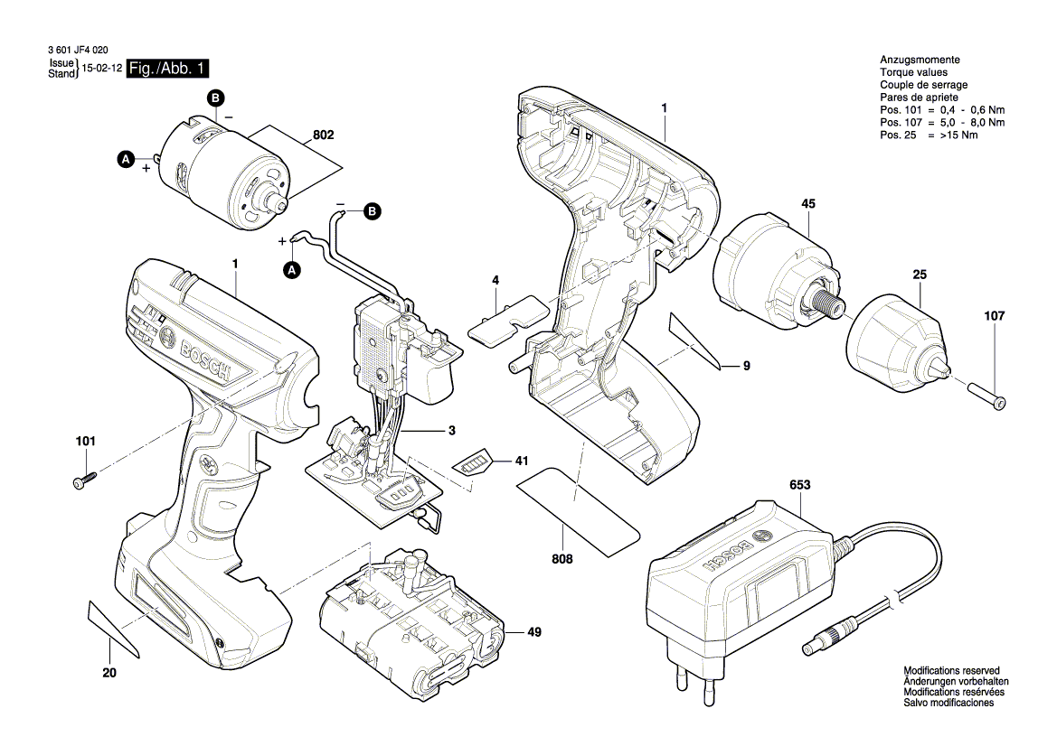 Ny äkta Bosch 1600A00FG7 Elektronikmodul