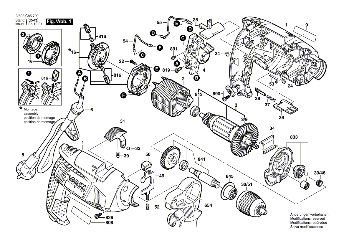 Nieuwe echte Bosch 1903230009 bal