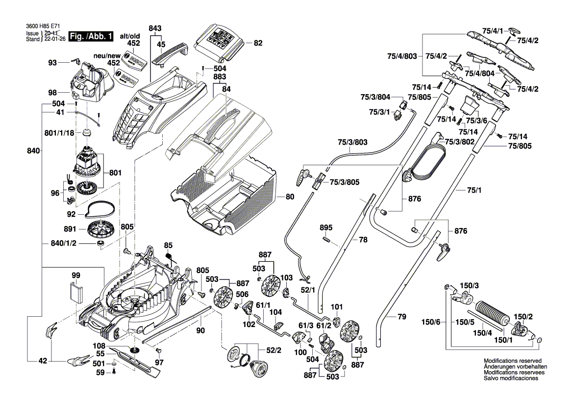 Nouveau véritable essieu Bosch F016L68031