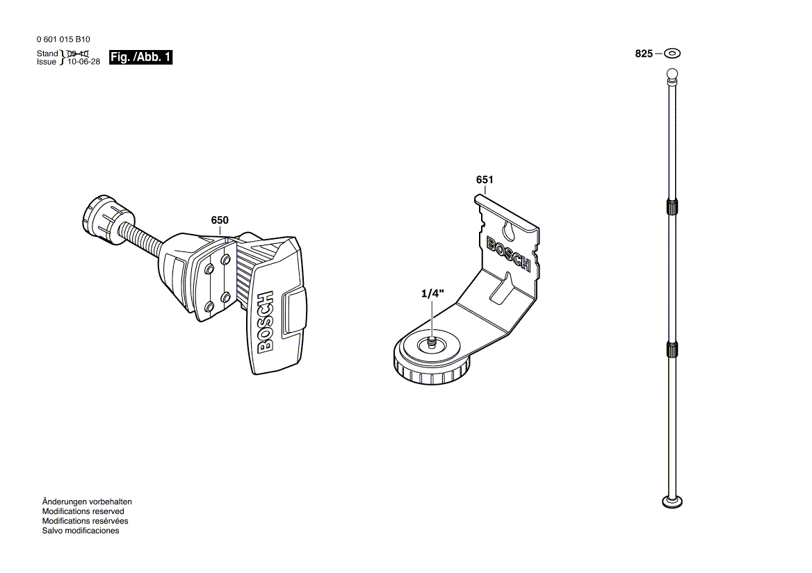 New Genuine Bosch 1619P04420 Support bracket