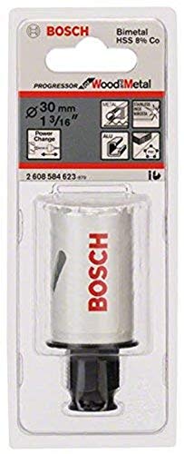 Bosch 2608584659 Progressor Hole Saw, 111mm Ø, 15cm x 8cm x 20cm, White