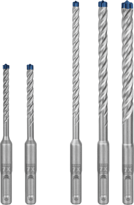 Nya äkta Bosch 2608900197 Expert SDS Plus-7X Hammer Bit Set för Rotary