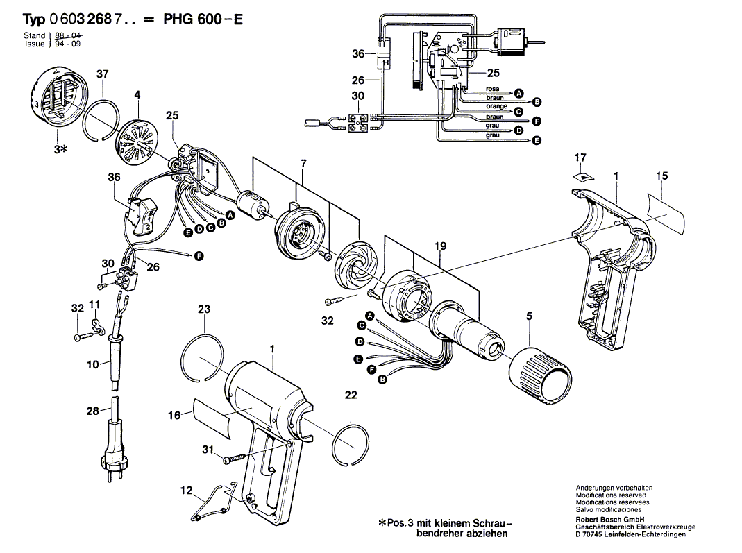 New Genuine Bosch 1609201484 Protective Tube