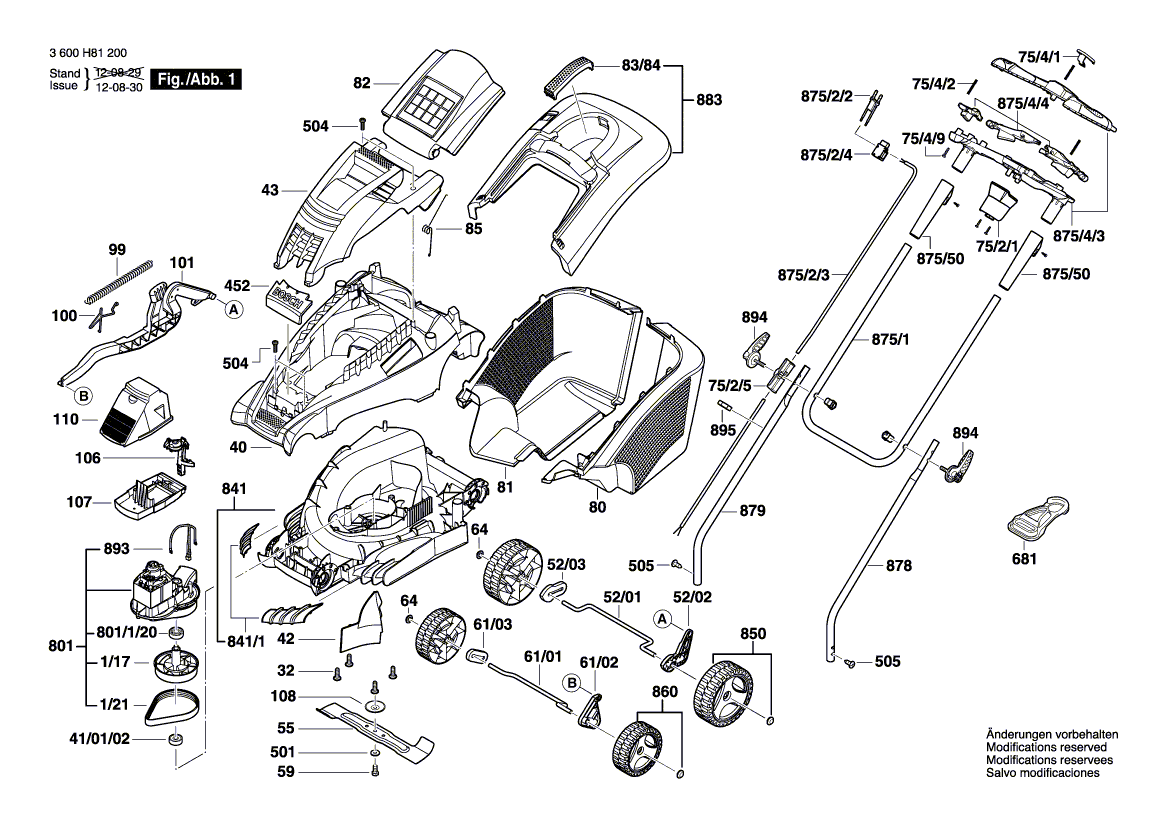 Ny ekte Bosch F016103599 Housing