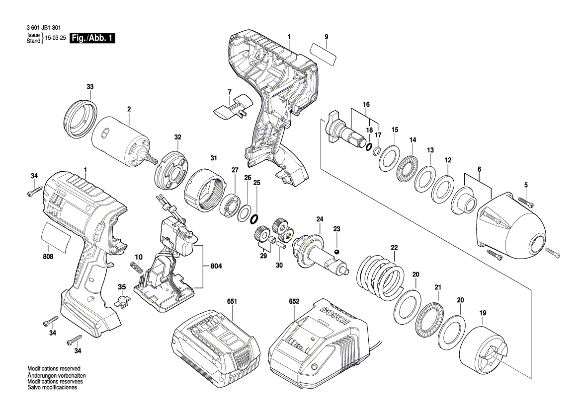 Ny äkta Bosch 2610016810 elektronisk montering