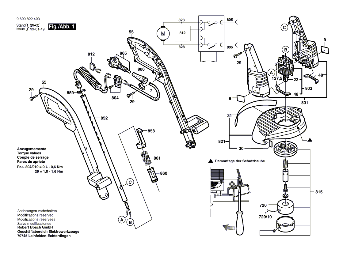 Nouveau véritable Bosch 1608040116 Pince de support