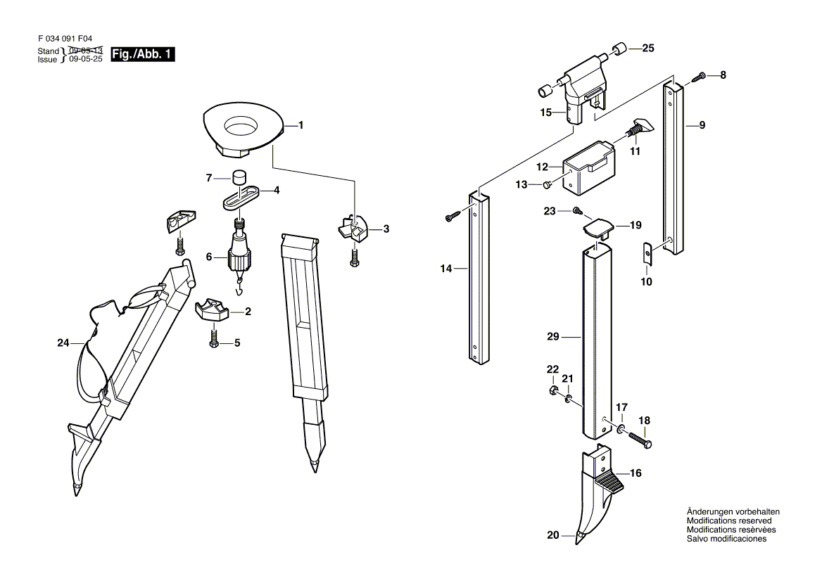 Nieuwe echte Bosch 2610a09031 klemband