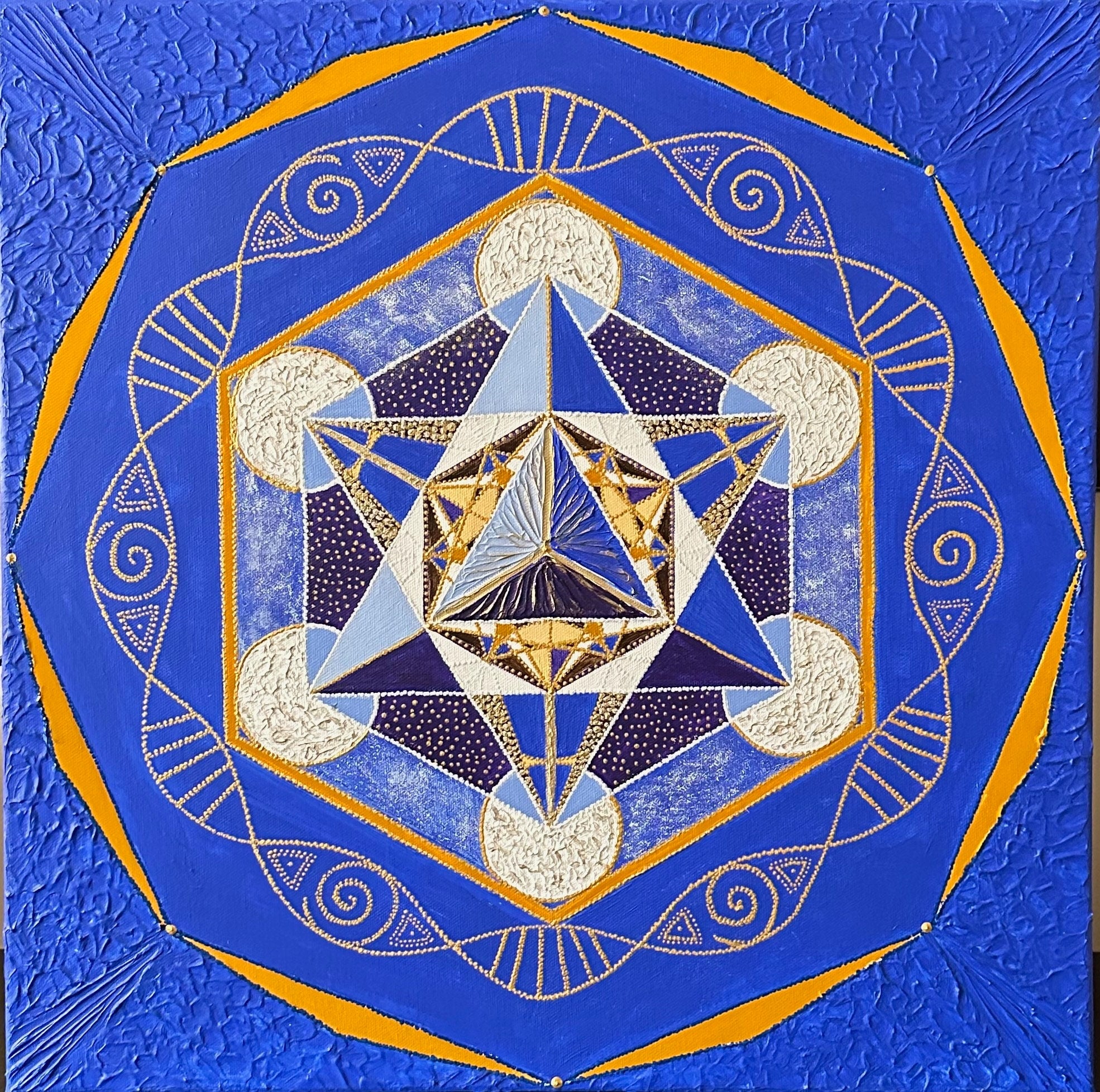 Mandala Sacred Geométrie Métatron Energy Painting