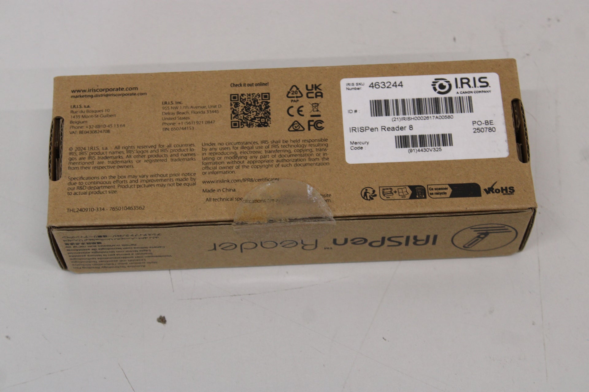 IRISPen Reader 8, Handheld