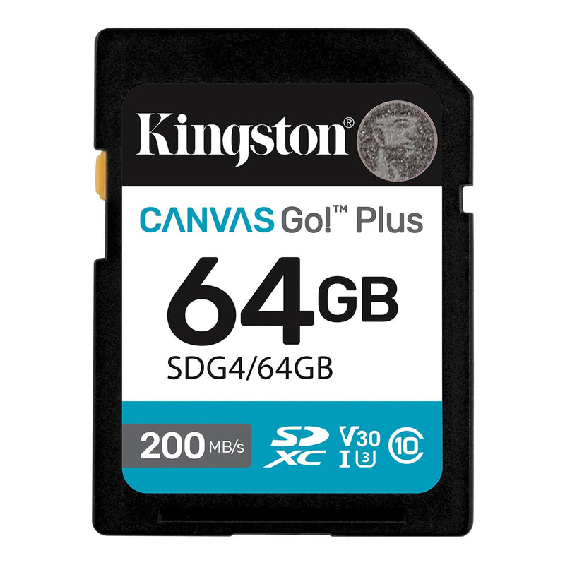 Kingston Canvas Go! Plus, 64 GB, SD