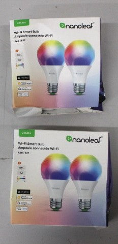 Nanoleaf Essentials Smart A60 Bulb Matter WiFi 900Lm 2700-6500K, 2pcs pack, E27, 9 W, RGBCW