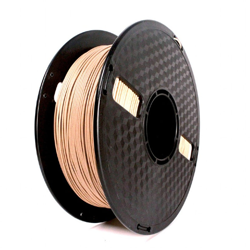 Flashforge 3DP-PLA-WD-01-NAT — Filament, PLA, 1.75 mm diameter, 1kg/spool, Wood natural