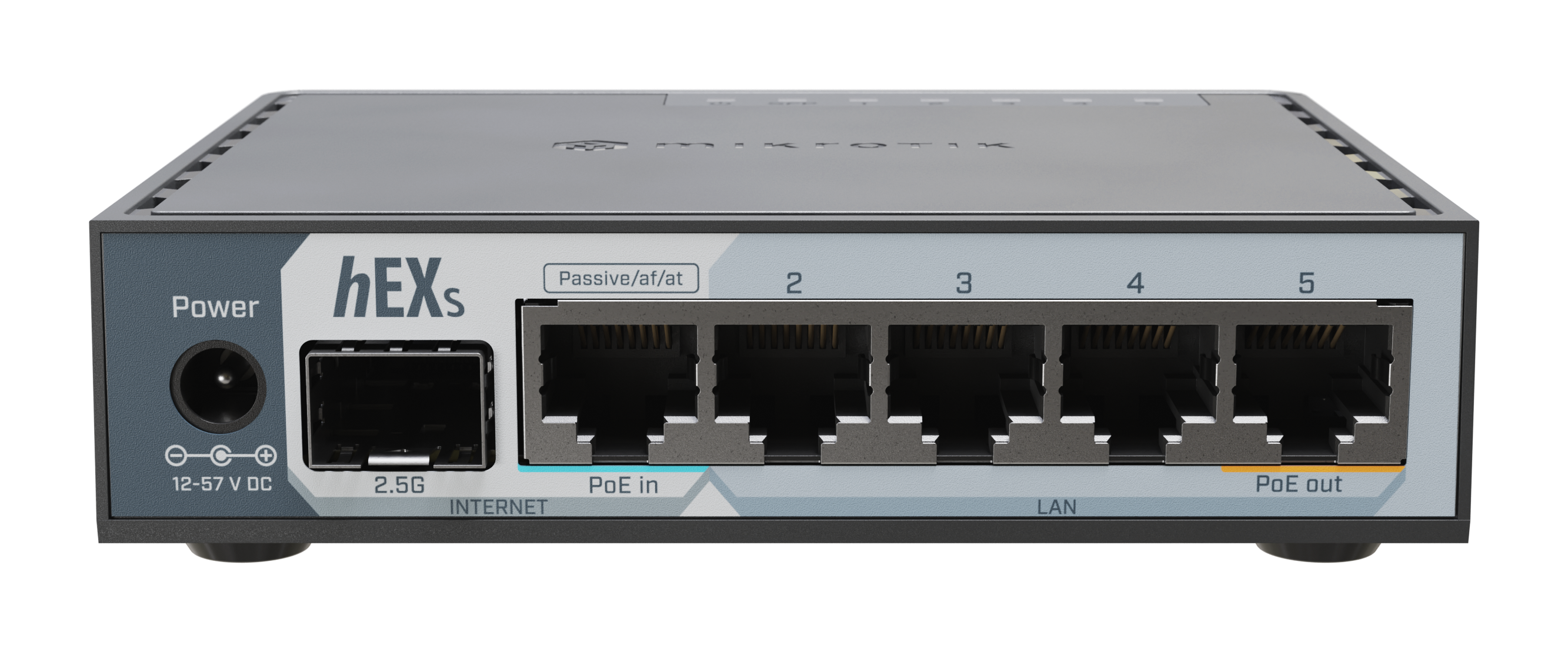 MikroTik hEX S (2025), 10/100/1000 Mbit/s, Ethernet LAN (RJ-45) ports 5, Mesh Support No