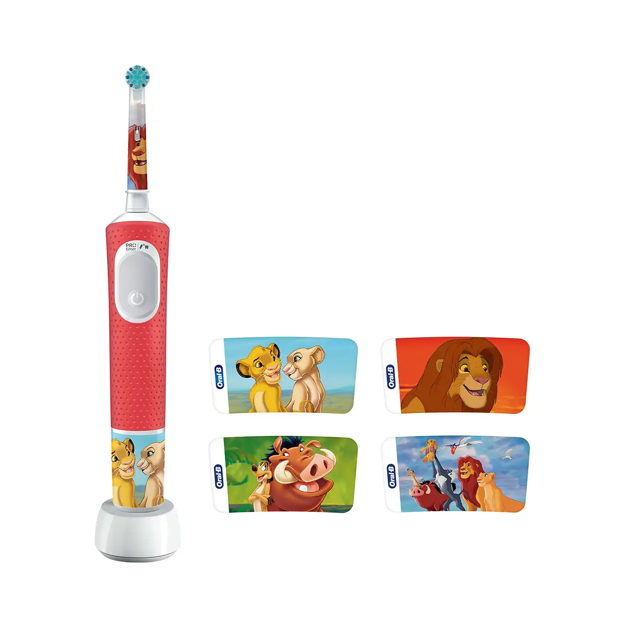 Oral-B Pro Kids 3+ Lion King — Electric Toothbrush, Rechargeable, For kids, Number of brush heads included 1
