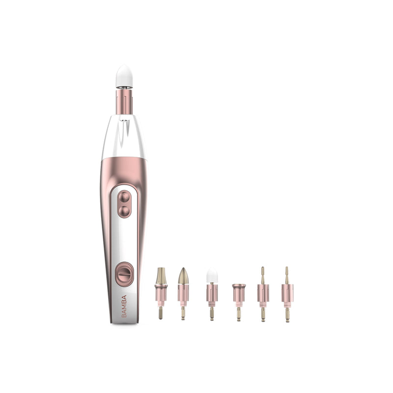 Cecotec PinkyCare 700 Perfect Nails — Electric Manicure and Pedicure Set, Nail Drill, Pink/White